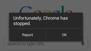 How to Fix Unfortunately Chrome has Stopped Error in Android